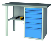 Верстак однотумбовый 1800-2М5С