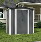 Хозблок-сарай запираемый для хранения в саду с двускатной крышей 1850*1800*1200