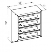 Ящик почтовый М-SW4