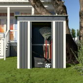 Хозблок-сарай запираемый для хранения в саду с односкатной крышей 1850*1800*1200