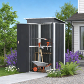 Хозблок-сарай запираемый для хранения в саду с односкатной крышей 1850*1200*1200