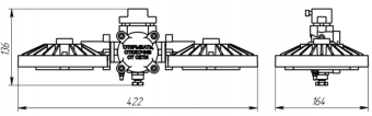 Светильник светодиодный взрывозащищенный IZLED спец V 40 (40W - 4000Lm-6500K - IP65) V