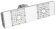 Промышленный светодиодный LED светильник IZLED PROM 60(60W-10200Lm-5000K-IP67)S