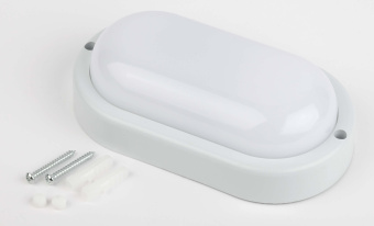 Светильник IZLED ЖКХ овал 8 (8W-760Lm - 4000/6500K - IP65) KT