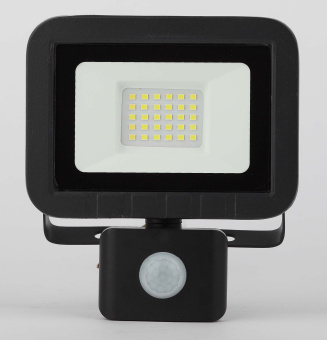Прожектор светодиодный IZLED PROM 30 (30W-2400 Lm-6500 K-IP65) KT с регулируемым датчиком движения