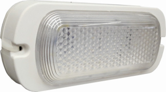 Светильник IZLED ЖКХ 10 (10W-1000 Lm - 4000 K - IP54) белый пластик