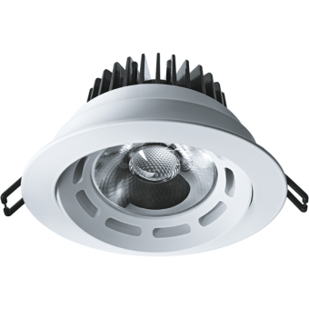 Офисный светодиодный светильник NDL-PR2-14W-840-WH-LED (d138)