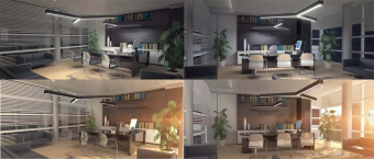 Светильник IZLED Arch 60(60W-5000Lm-3000/4000/5700K-IP40)SL Y-образный 1000мм