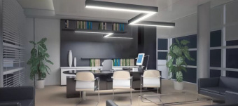 Светильник IZLED Arch 140(140W-12000Lm-3000/4000/5700K-IP40)SL зигзаг 3500мм