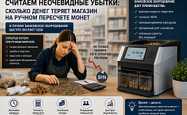 Считаем неочевидные убытки: сколько денег теряет магазин на ручном пересчете монет