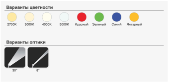 Светильник точечный IZLED Arch 6 фасадный (6W-640Lm-2700-5000K- IP66)ST