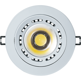Офисный светодиодный светильник NDL-PR2-14W-840-WH-LED (d138)