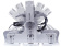 Промышленный светодиодный LED светильник IZLED PROM 600 (600W- 90000 Lm - 2700-6500 K - IP65)